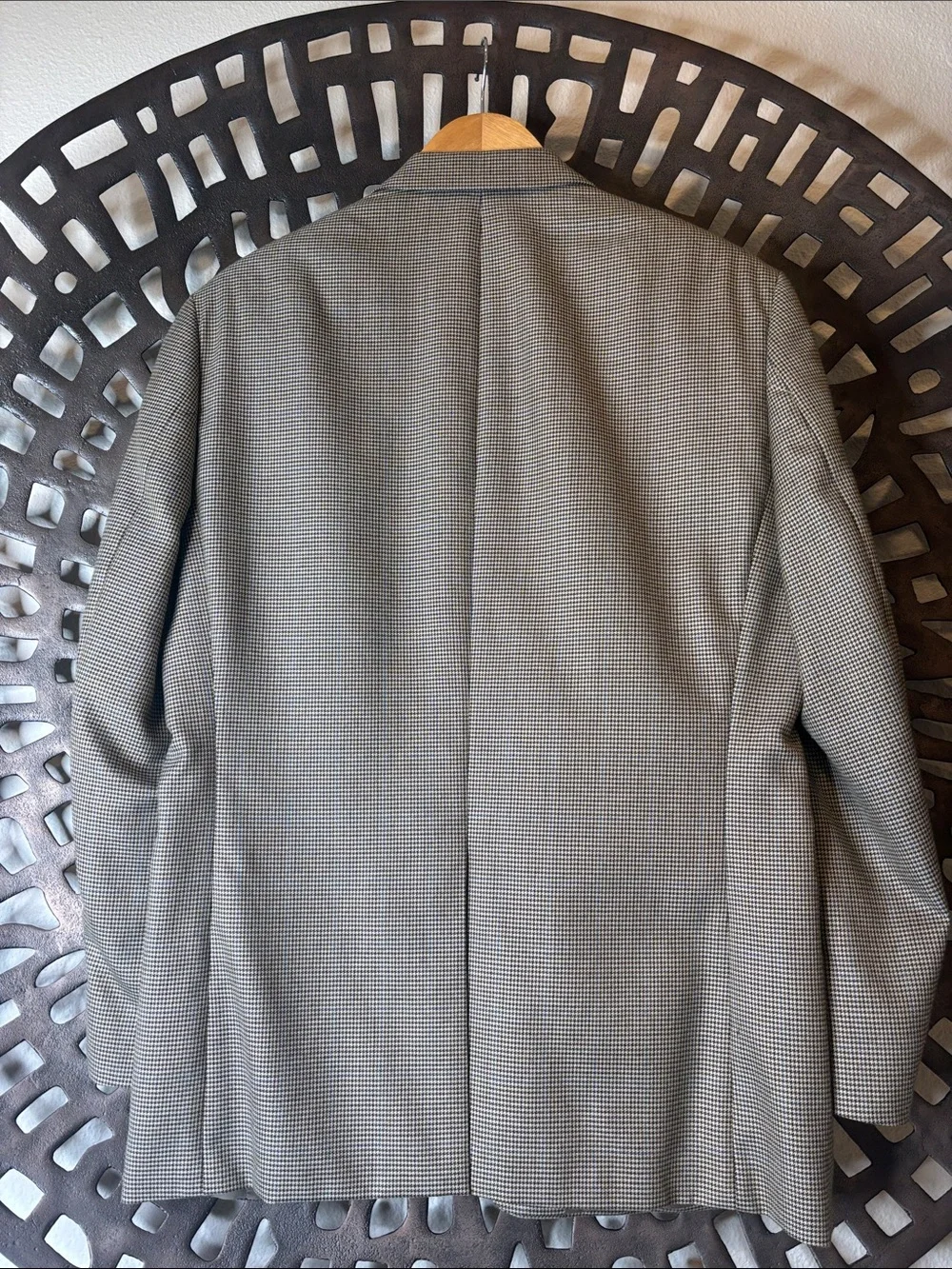 🤎 Lauren Ralph Lauren Men’s Brown Check Blazer 42R Lightweight Sport Coat 🤎